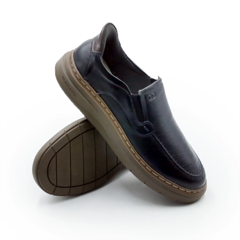 MASCULINO SAPATO CASUAL DEMOCRATA  240003 001 PRETO