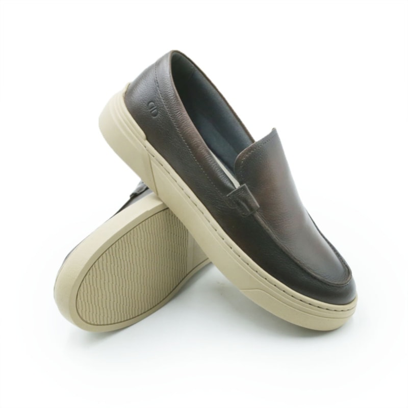 MASCULINO SAPATO CASUAL DEMOCRATA  240904 001 MOGNO
