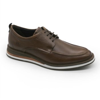 MASCULINO SAPATO CASUAL DEMOCRATA 272102 002 CONHAQUE