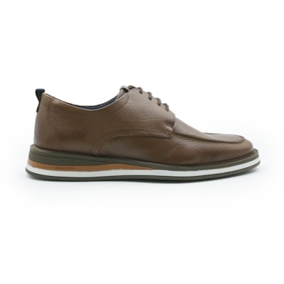 MASCULINO SAPATO CASUAL DEMOCRATA 272102 002 CONHAQUE