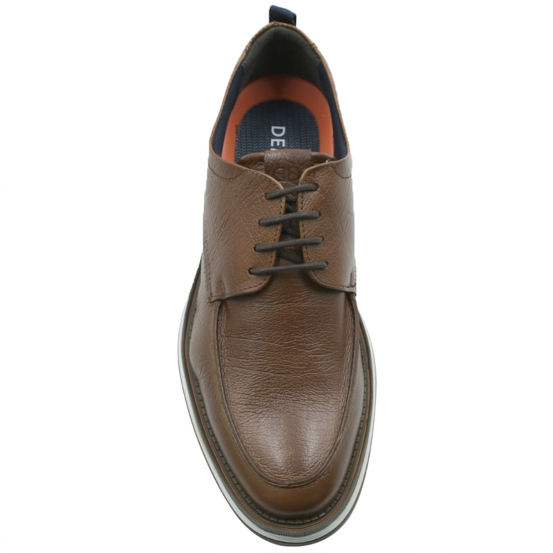 MASCULINO SAPATO CASUAL DEMOCRATA 272102 002 CONHAQUE