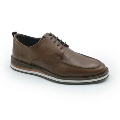MASCULINO SAPATO CASUAL DEMOCRATA 272102 002 CONHAQUE
