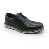 MASCULINO SAPATO CASUAL DEMOCRATA  273202 001 PRETO