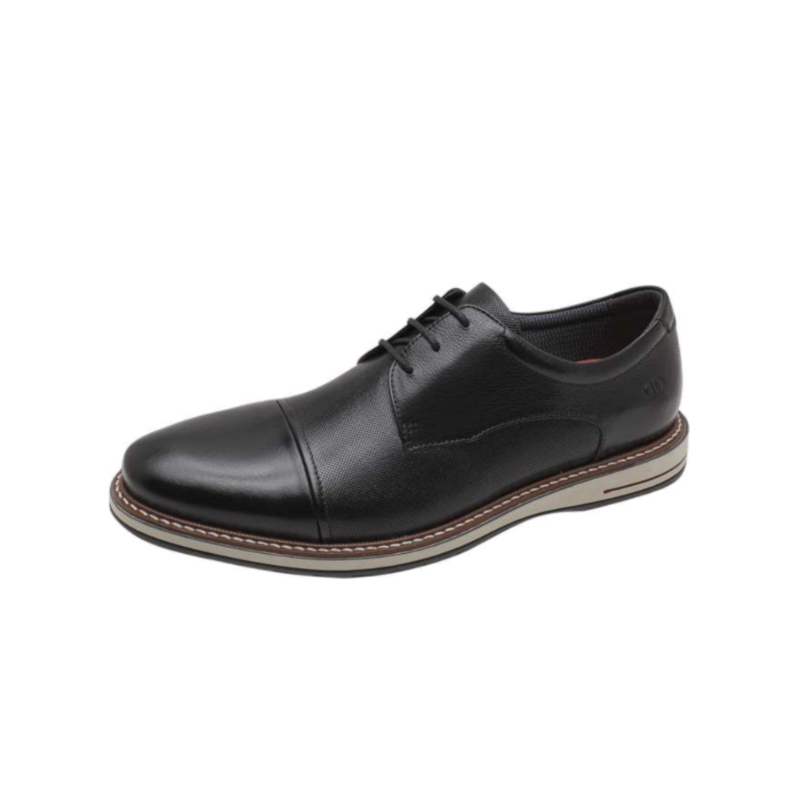 MASCULINO SAPATO CASUAL DEMOCRATA  273202 001 PRETO