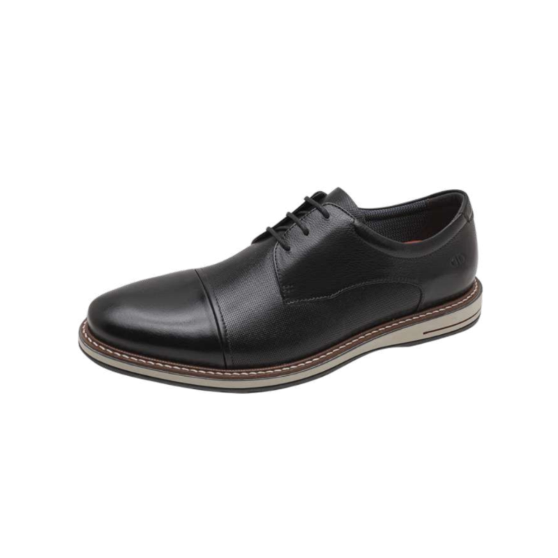 MASCULINO SAPATO CASUAL DEMOCRATA  273202 001 PRETO