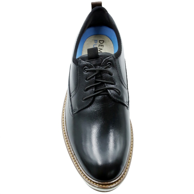 MASCULINO SAPATO CASUAL DEMOCRATA 604201 001 PRETO