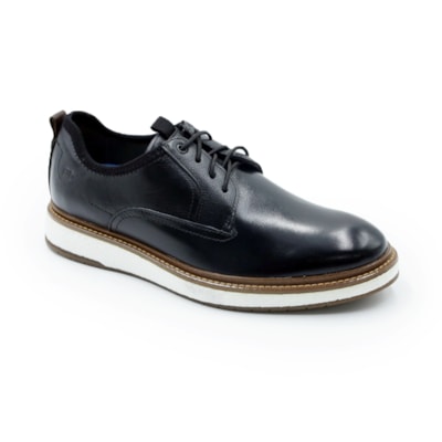 MASCULINO SAPATO CASUAL DEMOCRATA 604201 001 PRETO