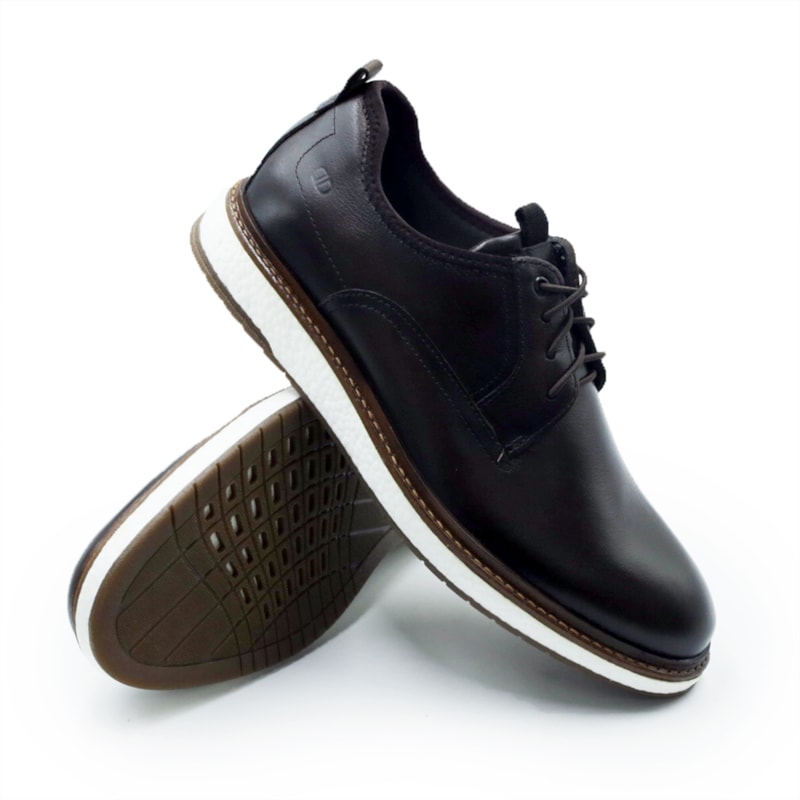 MASCULINO SAPATO CASUAL DEMOCRATA 604201 002 MOGNO