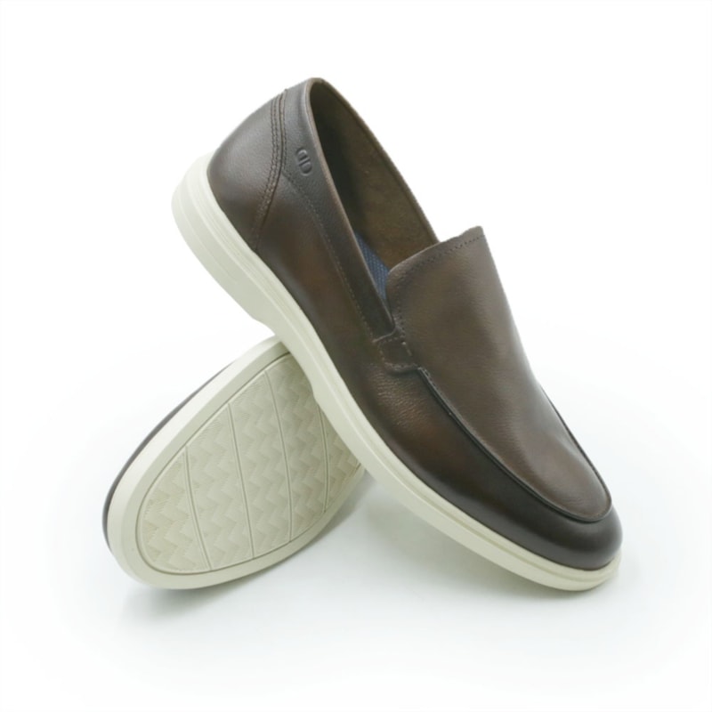 MASCULINO SAPATO CASUAL DEMOCRATA  647101 002 MOGNO