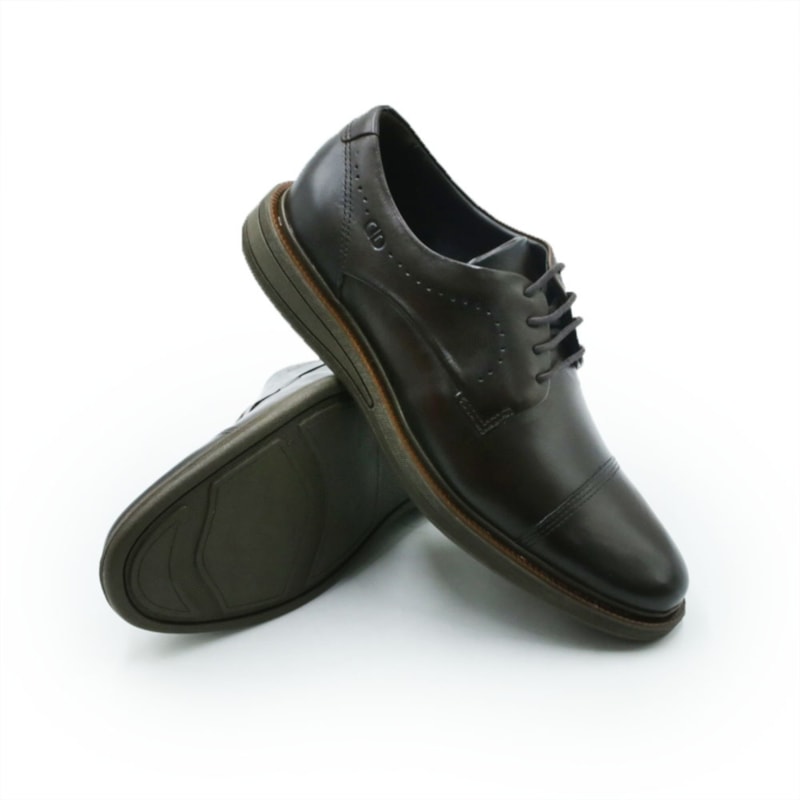 MASCULINO SAPATO CASUAL DEMOCRATA BAY  273101 006 TABACO