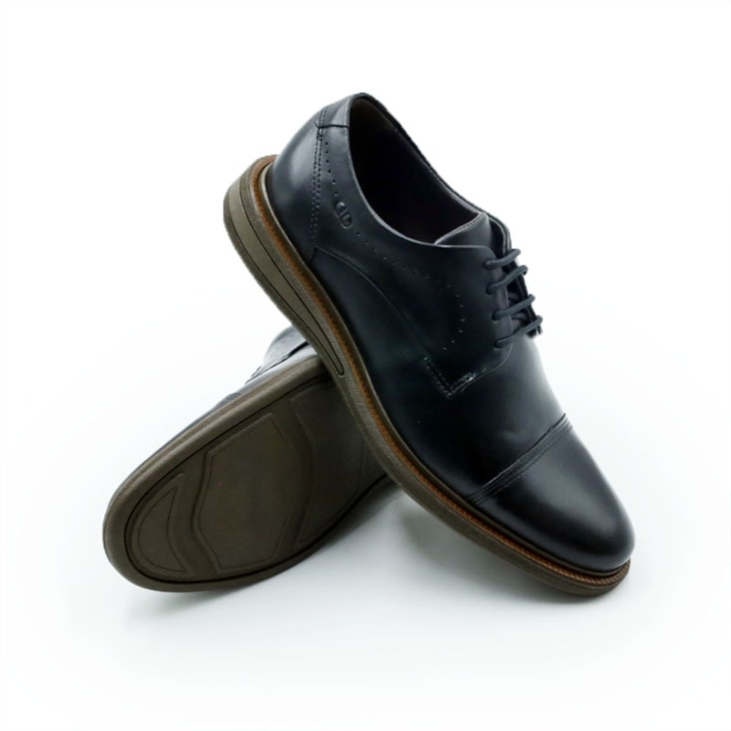 MASCULINO SAPATO CASUAL DEMOCRATA BAY  273101 009 PRETO