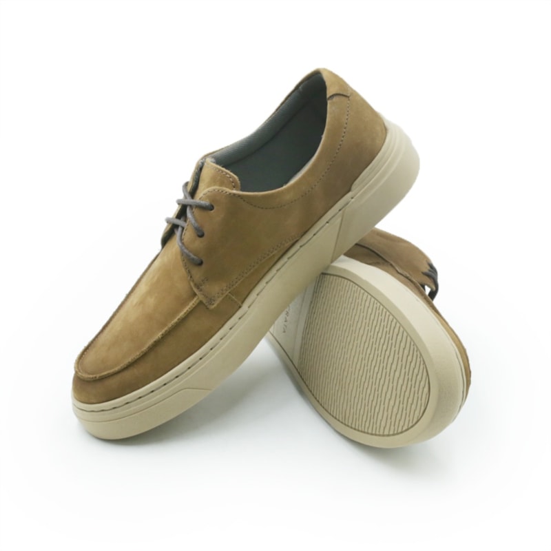 MASCULINO SAPATO CASUAL DEMOCRATA BILL  240903 001 CASTANHO