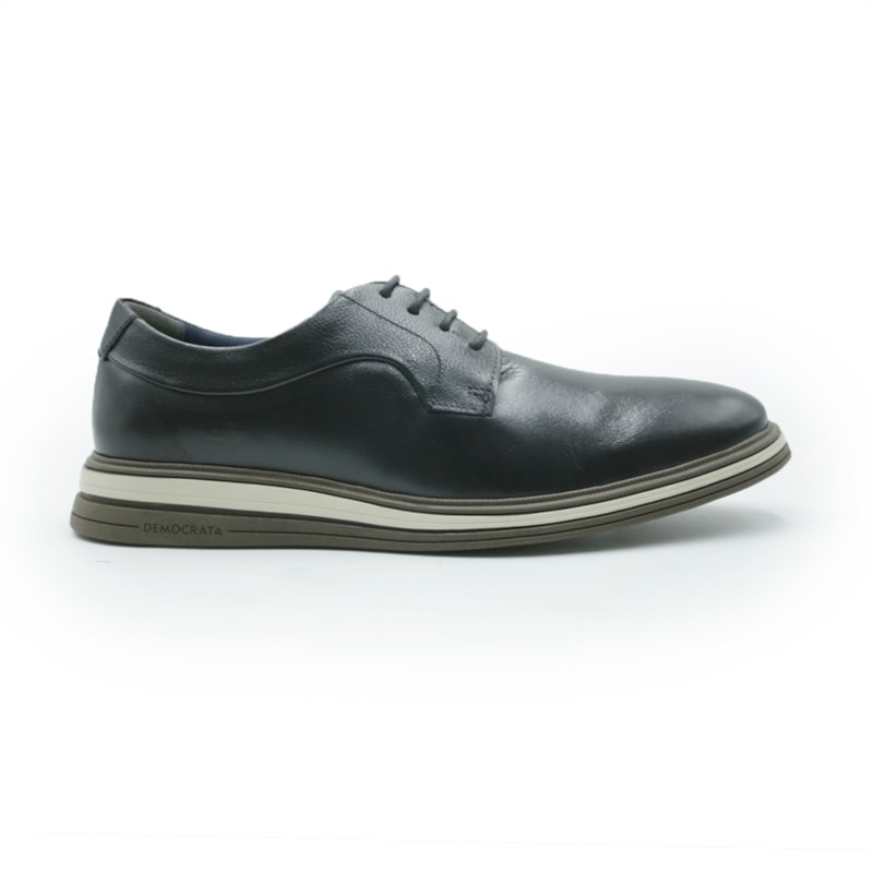 MASCULINO SAPATO CASUAL DEMOCRATA DUNE 298201 001 PRETO