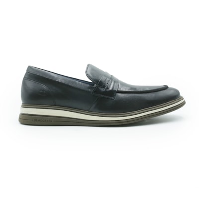 MASCULINO SAPATO CASUAL DEMOCRATA DUNE 298203 001 PRETO