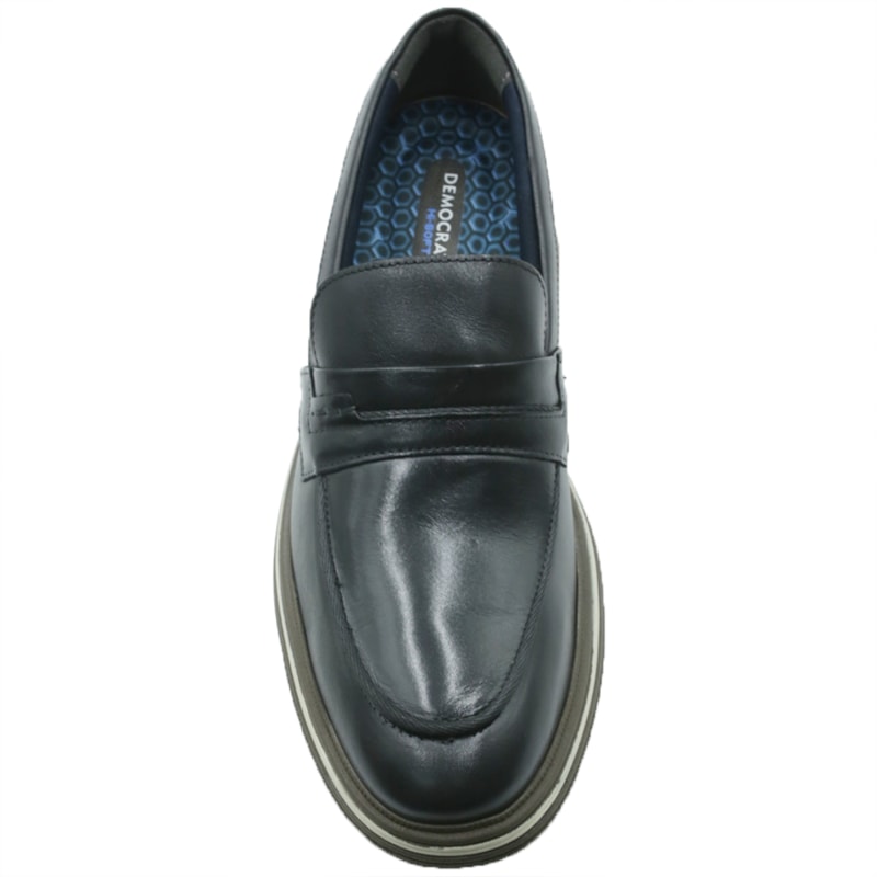 MASCULINO SAPATO CASUAL DEMOCRATA DUNE 298203 001 PRETO