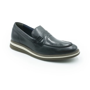 MASCULINO SAPATO CASUAL DEMOCRATA DUNE 298203 001 PRETO