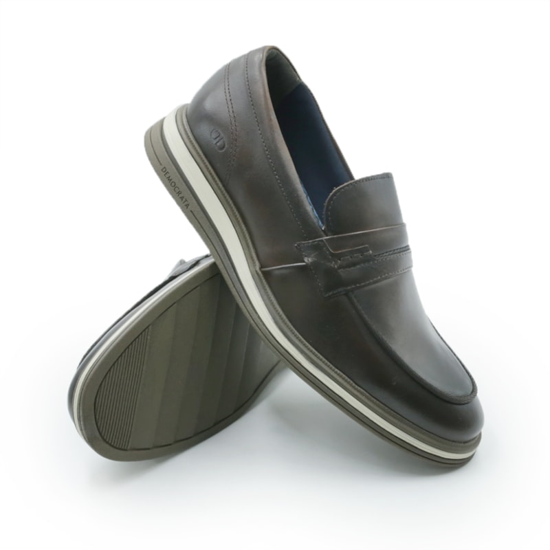 MASCULINO SAPATO CASUAL DEMOCRATA DUNE 298203 002 TABACO