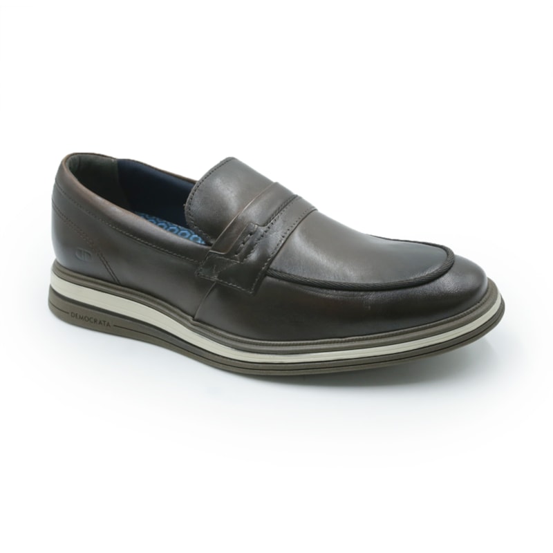 MASCULINO SAPATO CASUAL DEMOCRATA DUNE 298203 002 TABACO