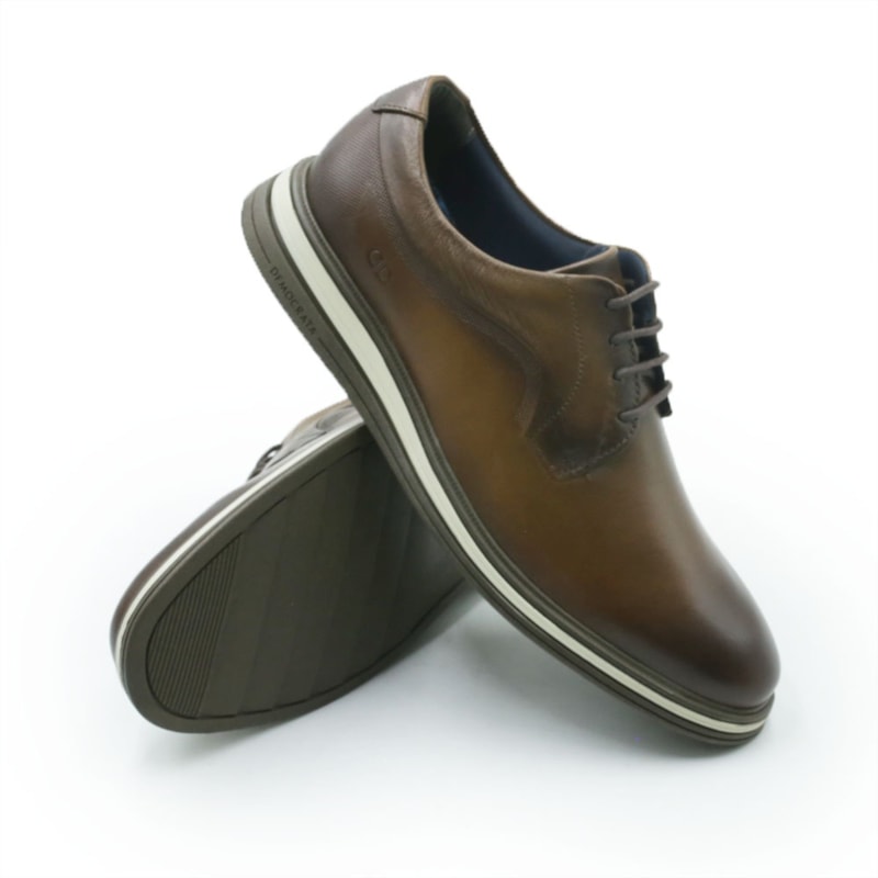 MASCULINO SAPATO CASUAL DEMOCRATA DUNE HI-SO  298201 002 TAN