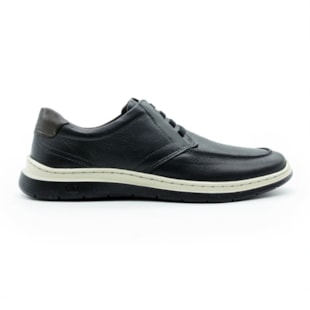MASCULINO SAPATO CASUAL DEMOCRATA LEAVE 245202 001 PRETO