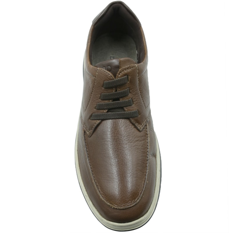 MASCULINO SAPATO CASUAL DEMOCRATA LEAVE 245202 002 CONHAQUE