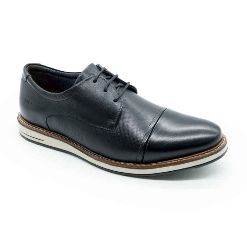 MASCULINO SAPATO CASUAL DEMOCRATA OLIVER  273202 001 PRETO