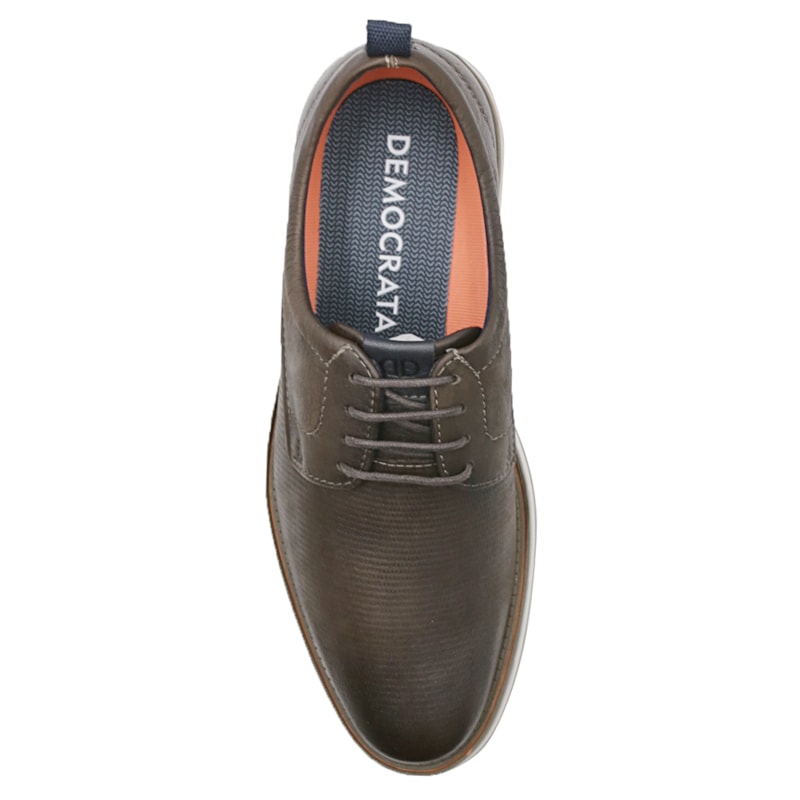 MASCULINO SAPATO CASUAL DEMOCRATA TYPE 272101 003 CAFE