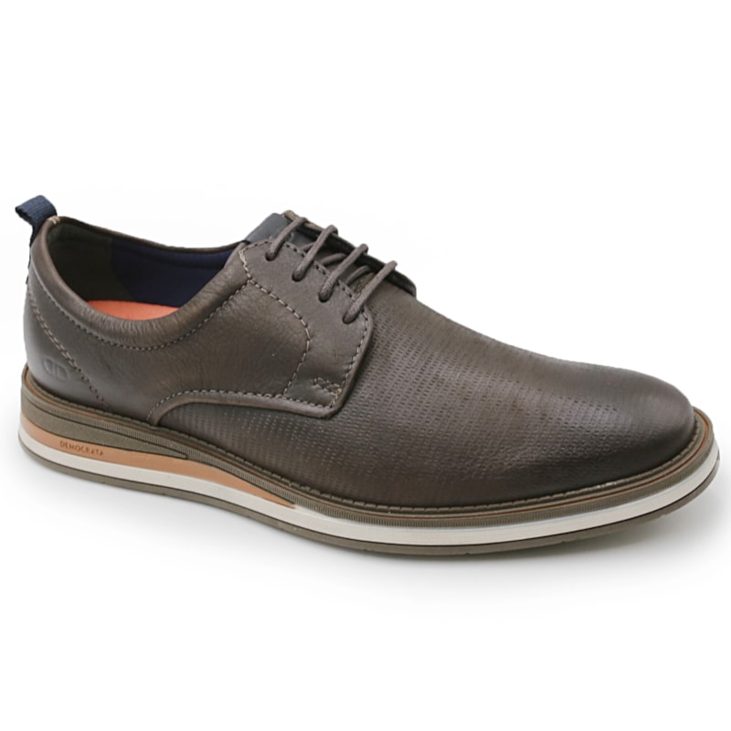 MASCULINO SAPATO CASUAL DEMOCRATA TYPE 272101 003 CAFE