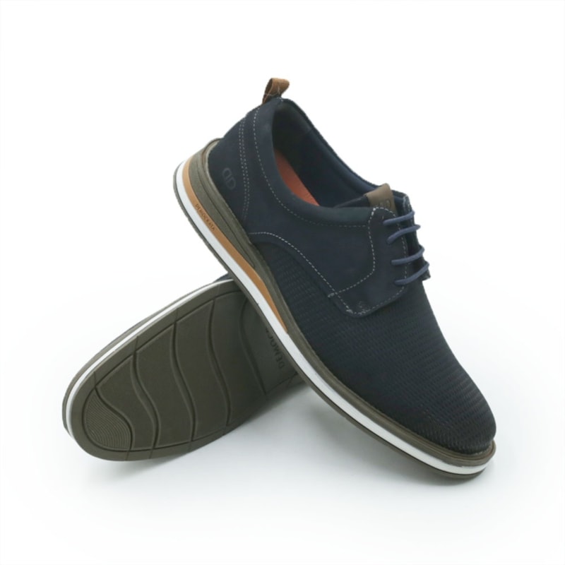 MASCULINO SAPATO CASUAL DEMOCRATA TYPE 272101 004 NAVY