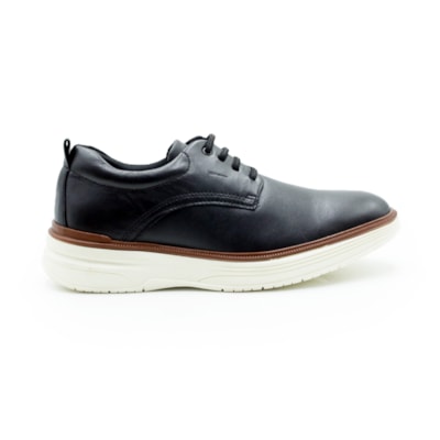 MASCULINO SAPATO CASUAL FERRACINI  3165 719 G GOLD LUX PRETO