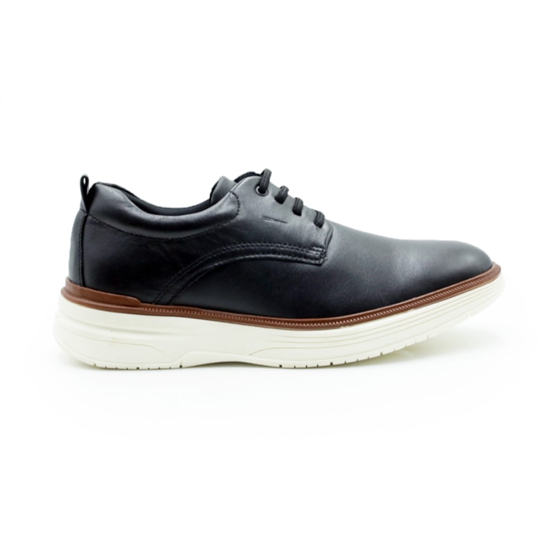 MASCULINO SAPATO CASUAL FERRACINI  3165 719 G GOLD LUX PRETO
