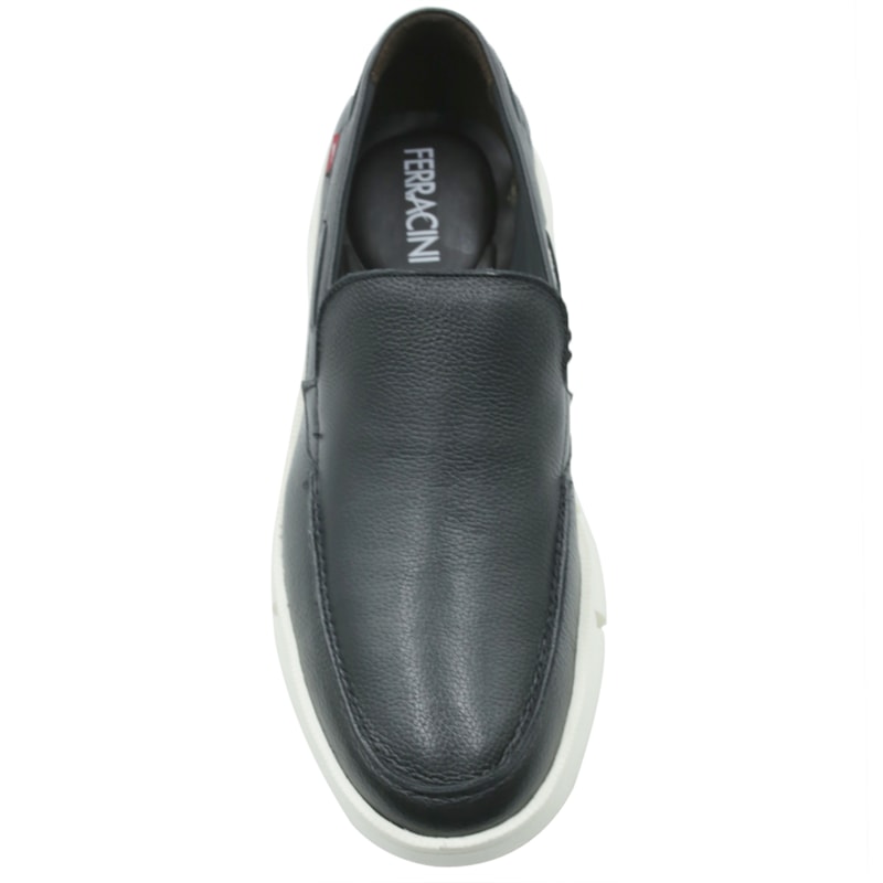 MASCULINO SAPATO CASUAL FERRACINI  4331 717 A EASY BURN PRETO EASY PRETO