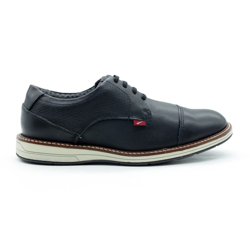 MASCULINO SAPATO CASUAL FERRACINI 6151 675 G EASY PRETO