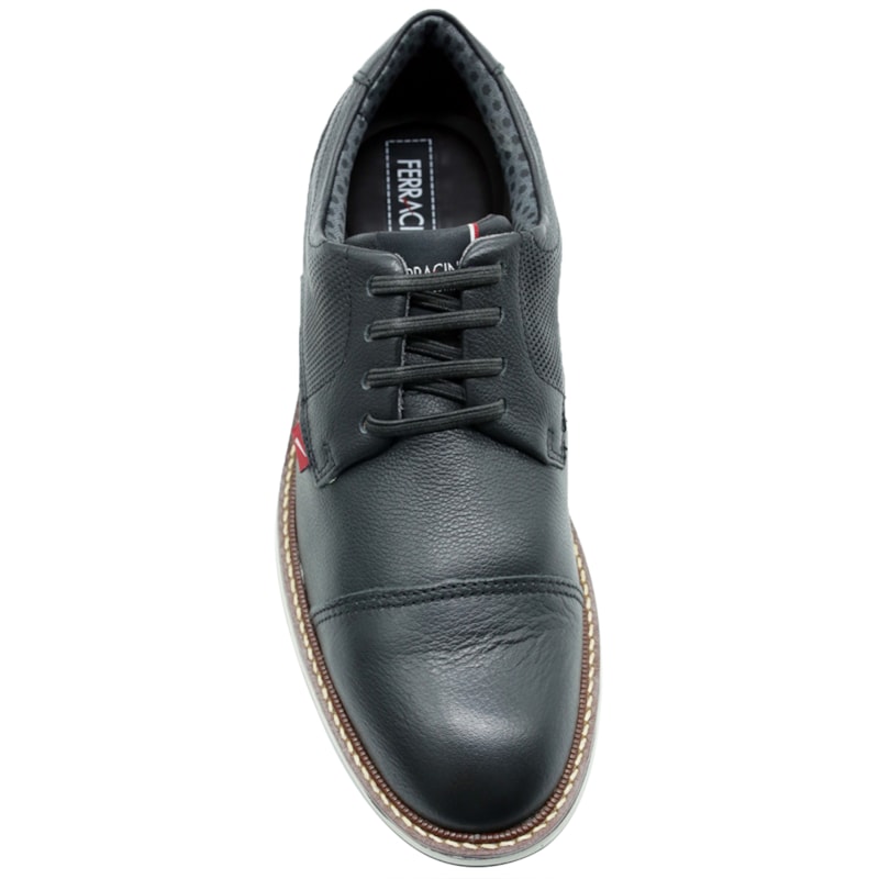 MASCULINO SAPATO CASUAL FERRACINI 6151 675 G EASY PRETO