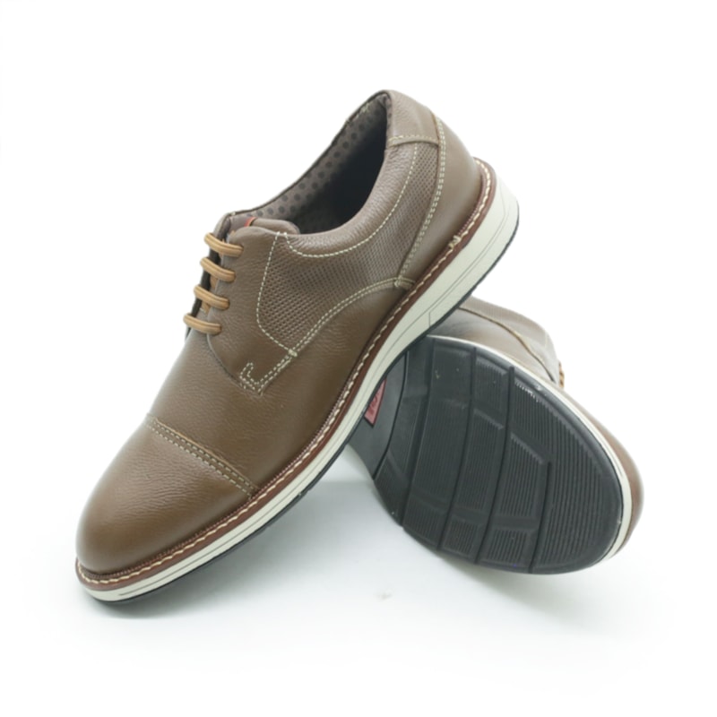 MASCULINO SAPATO CASUAL FERRACINI 6151 675 I EASY TABACO