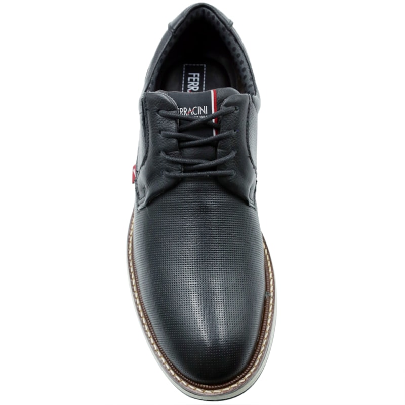 MASCULINO SAPATO CASUAL FERRACINI 6152 G EASY PRETO