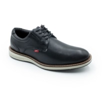 MASCULINO SAPATO CASUAL FERRACINI 6152 G EASY PRETO