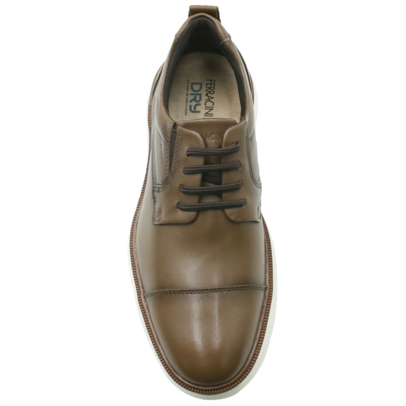 MASCULINO SAPATO CASUAL FERRACINI GOLD LUX  3167 719 J CONHAQUE