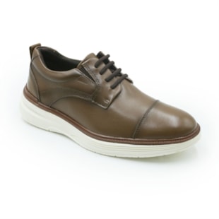 MASCULINO SAPATO CASUAL FERRACINI GOLD LUX  3167 719 J CONHAQUE