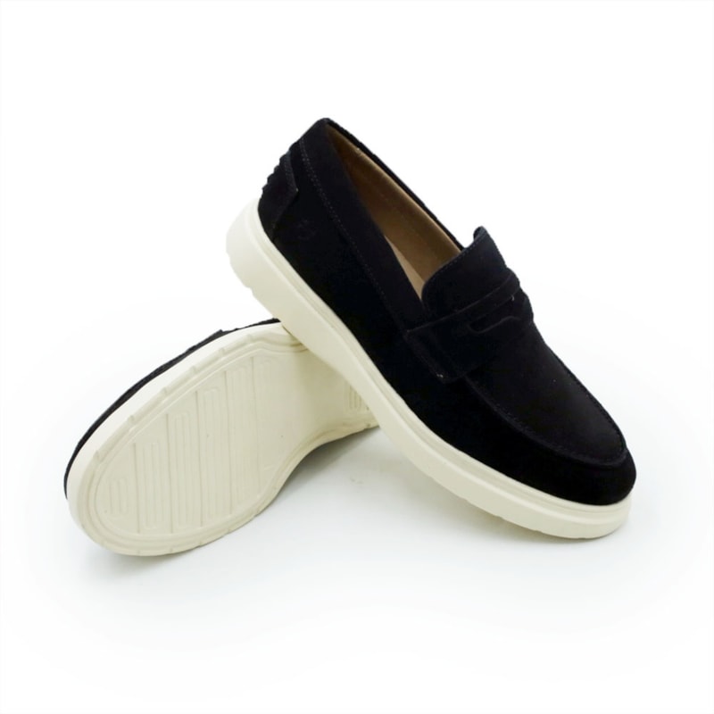 MASCULINO SAPATO CASUAL FERRICELLI  STE05-10CA00 CAMURCA PRETO UNIS.STELV