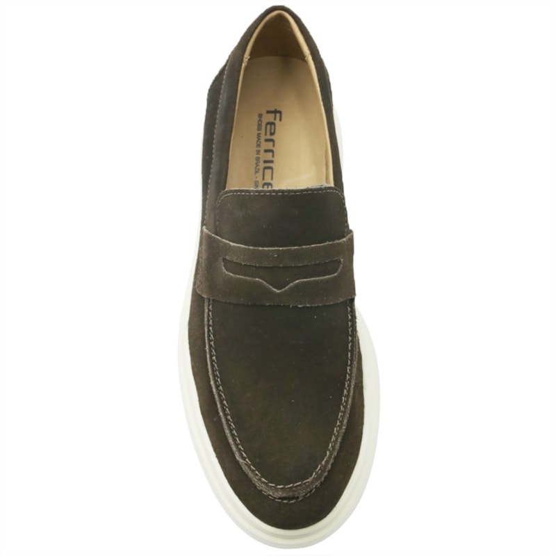 MASCULINO SAPATO CASUAL FERRICELLI  STE05-10CA01 CAMURCA CAFE UNIS.STELVI