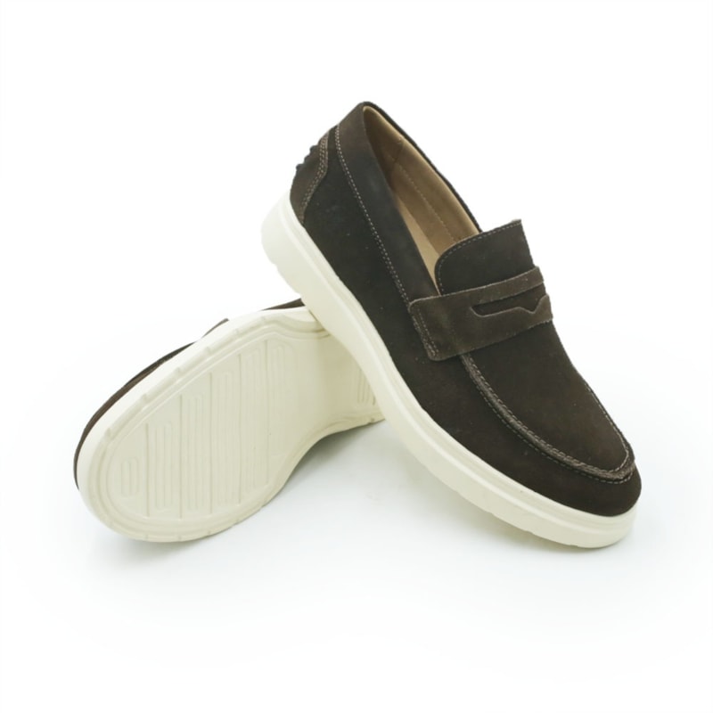 MASCULINO SAPATO CASUAL FERRICELLI  STE05-10CA01 CAMURCA CAFE UNIS.STELVI