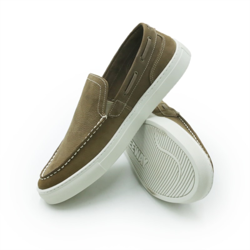 MASCULINO SAPATO CASUAL FREE WAY  BOX01 4047 ALGA