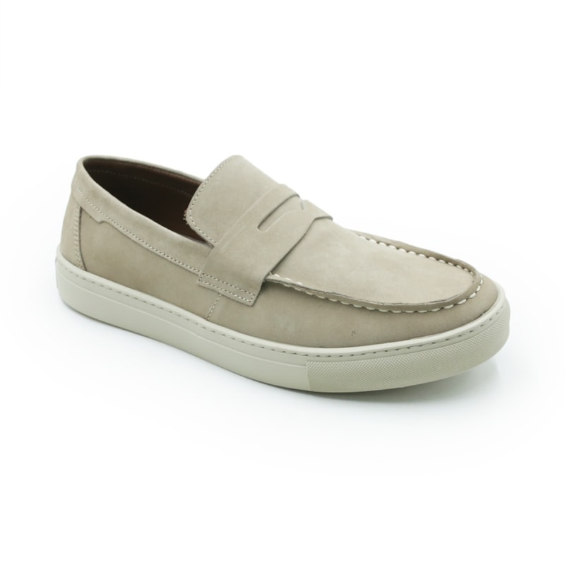 MASCULINO SAPATO CASUAL FREE WAY  BOX10 1097 NOBUCK TAUPE