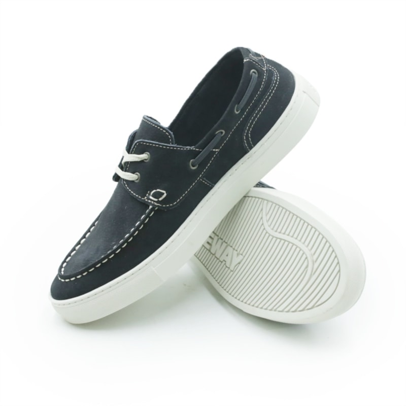 MASCULINO SAPATO CASUAL FREE WAY  BOX2 7125 MARINHO