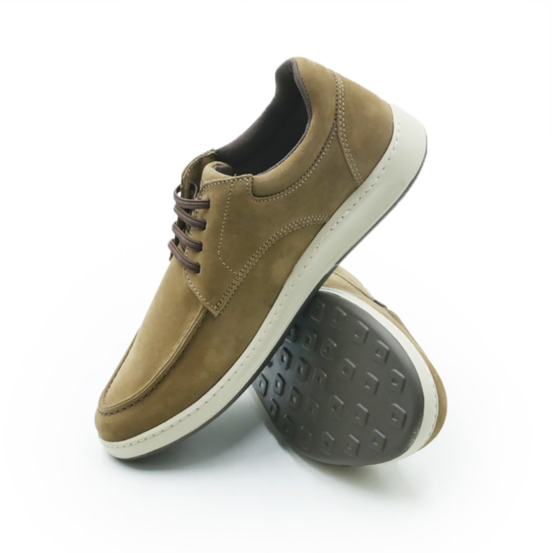 MASCULINO SAPATO CASUAL FREE WAY  COOPER13 3233 CASTANHO