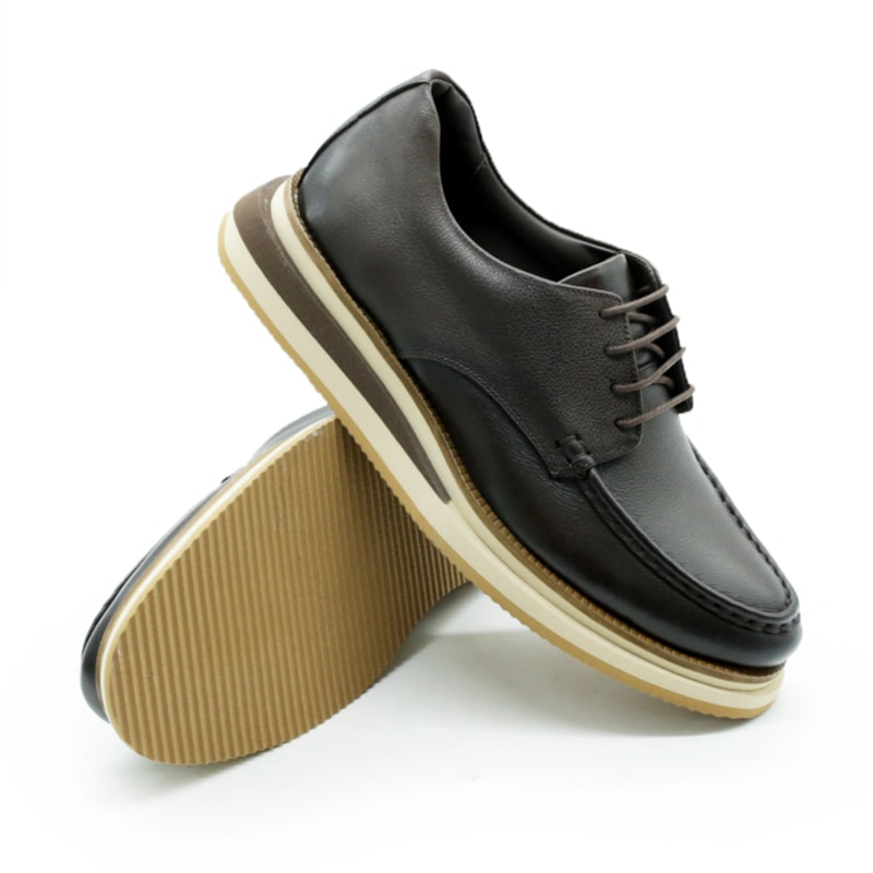 MASCULINO SAPATO CASUAL JOVACELI 16101FB CB CAFE ACAB MAQUIATO