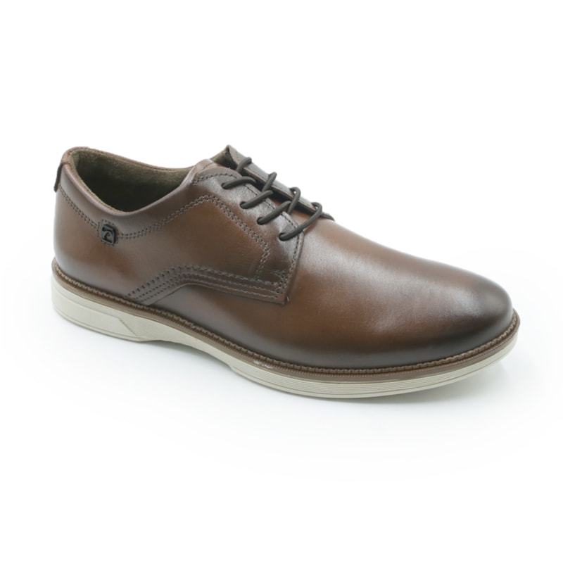 MASCULINO SAPATO CASUAL PEGADA 126701 03 ANILINA PINHAO