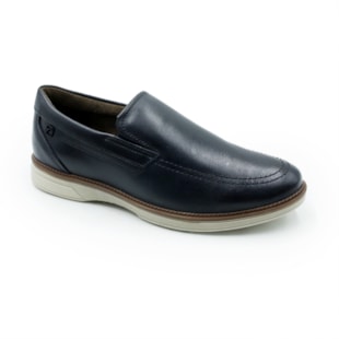 MASCULINO SAPATO CASUAL PEGADA 126703 01 ANILINA PRETO