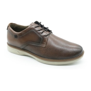 MASCULINO SAPATO CASUAL PEGADA 126705 02 ANILINA PINHAO/PULL UP CONHAQUE